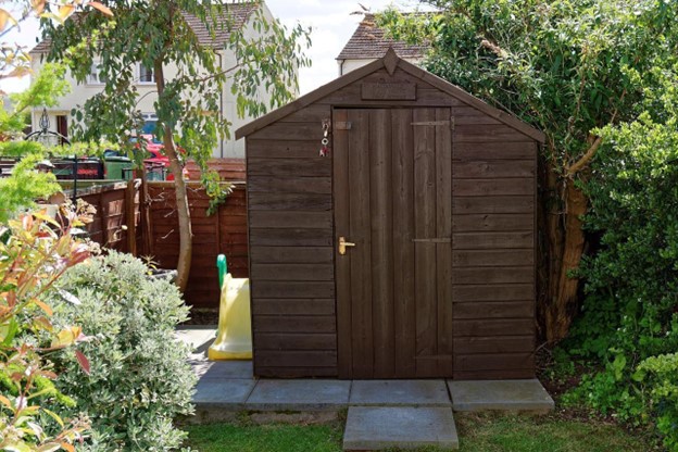 wooden shed, San Lorenzo Lumber