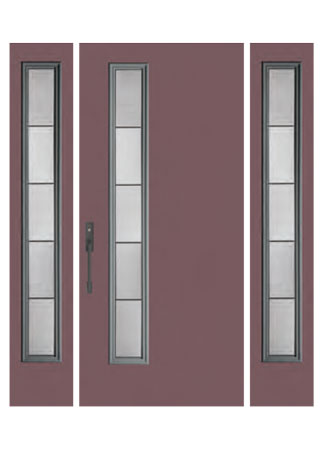 Midcentury modern front door