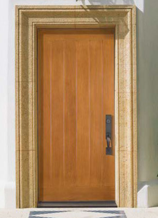 Rustic front door Dixieline