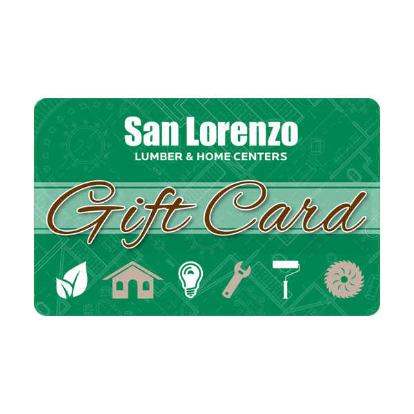 San Lorenzo Lumber Gift Card