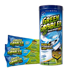 GREEN GOBBLER® Powder Drain Opening 3-Pack